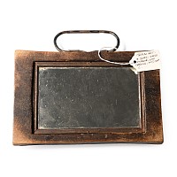 Tribal Carved Wooden Swazi Hand Mirror