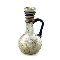 Roman Translucent Glass Jug with Trail