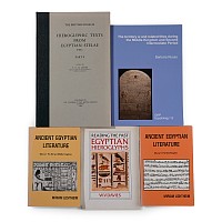 Books on Egyptian Hieroglyphs and Texts - 5 Titles