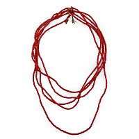 Zulu Man's Glass Bead Long Necklace