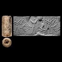 Neo-Assyrian Rock Crystal Cylinder Seal