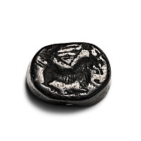 Greek Black Gemstone with Lion