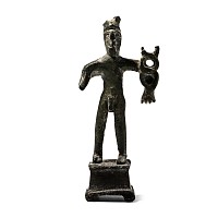 Romano-Celtic Bronze Statuette of the God Mercury