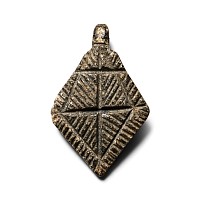 Medieval Schist Pendant with Cross