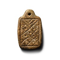Western Asiatic Stone Geometric Pendant