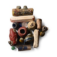 Roman Glass and Stone Bead and Pendant Collection