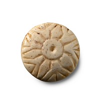 Western Asiatic Pommel Cap with Floral Design