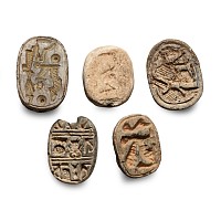 Egyptian and Phoenician Stone Scarab Group