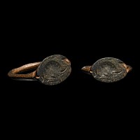 Greek Bronze Ring with Mouse