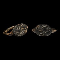 Greek Child's Bronze Ring with Animal