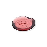 Roman Garnet Gemstone with Shrimp