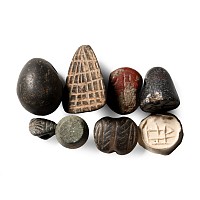 Western Asiatic Engraved Stone Amulet and Stamp Seal Group
