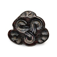 Western Asiatic Red Stone Stamp Seal with Triskele