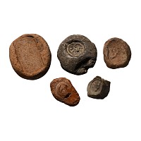Roman and Other Terracotta Bulla Group