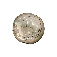 Sasanian Agate Stamp Seal with Gryphon