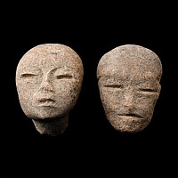 Phoenician Terracotta Head Group