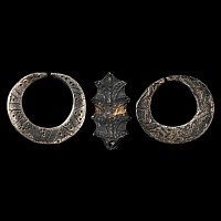 Western Asiatic Silver and Bronze Amulet Group