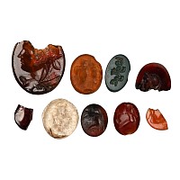 Roman and Other Stone and Glass Gem Collection