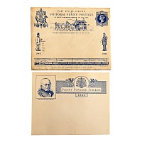Post Office Victorian Jubilee of Uniform Penny Postage Commemorative Envelope and Card
