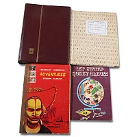 Collection of World Stamps in Four Albums