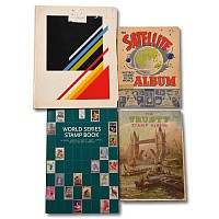 Collection of World Stamps in Four Albums
