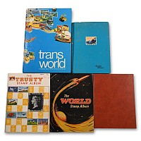 Collection of World Stamps in Five Albums