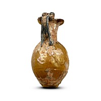 Roman Sidonian Mould Blown Glass Juglet