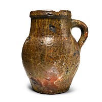 Tudor Period Green Glazed Pitcher