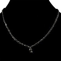 Roman Black Glass Bead Necklace String