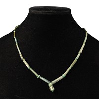 Roman Green Glass Bead Necklace String