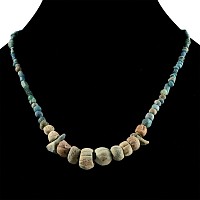 Western Asiatic Glass and Other Bead Necklace String