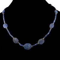 Bactrian Style Lapis Lazuli Bead Necklace String