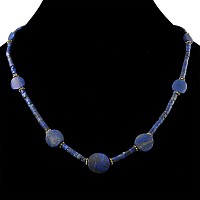 Bactrian Style Lapis Lazuli Bead Necklace String