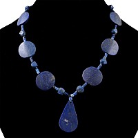 Bactrian Style Lapis Lazuli Bead Necklace String