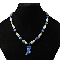 Bactrian Style Lapis Lazuli and Glass Bead Necklace String