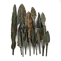 Western Asiatic Bronze Arrowhead Collection