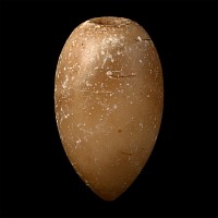 Egyptian Alabaster Miniature 'Torpedo' Flask