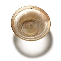 Roman Aqua Glass Bowl