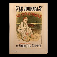 Original 'Le Coupable' Poster - Les Maitres de l'Affiche, Plate 134 by Theophile-Alexandre Steinlen of Paris