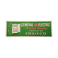 Original General Electric 'Frigéco' Poster