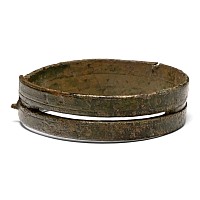 Post Medieval Bronze Inscribed Pocket Ring Sundial