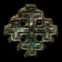 Medieval Bronze Knight's Holy Sepulchre Badge