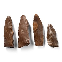Stone Age Knapped Flint Blade Group