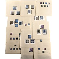 Queen Elizabeth II (QEII) Jersey, Guernsey, Northern Ireland, Isle of Man, and Scotland Mint Stamp Block Collection