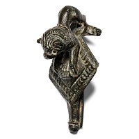 Roman Bronze Lion on Bow Brooch