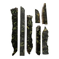 Historic Roman 'Spartan Basalt' Cut Green Porphyry Strip Group