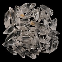 Group of Fifty [50] Rock Crystal Point Display Specimens