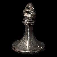 Medieval de Blanchfort or de Molay Family Personal Silver Heraldic Seal Matrix