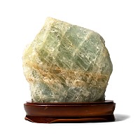 Large Rough Aquamarine Crystal on Plinth