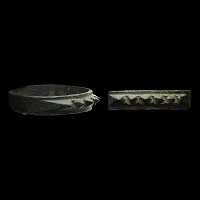 Tudor Period Bronze 'Knuckle Duster' Ring